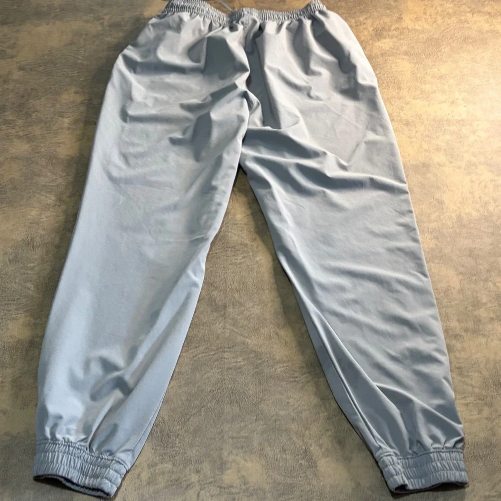 Gymshark Arrival Woven Jogger Pants Mens Medium Grey B1A1D Activewear